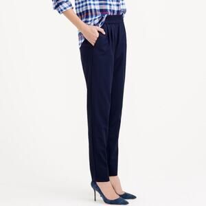 J. Crew Harlow Wool Blend Pants in Navy Blue 4